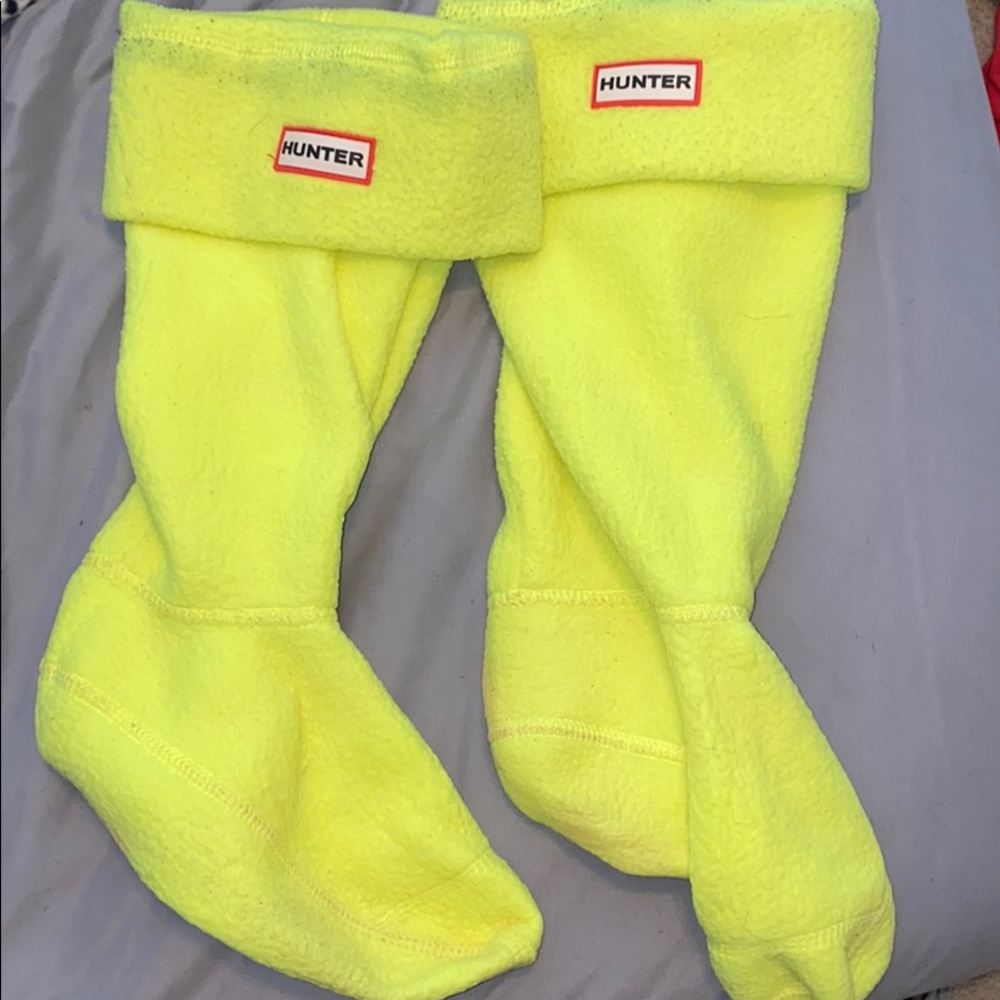 Bright yellow warm hunter boot insoles